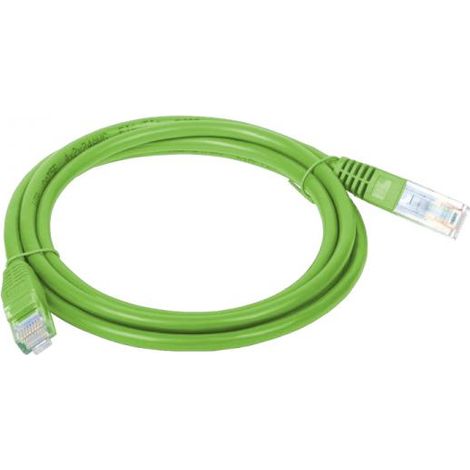 Cavo patch U/UTP cat.5e in PVC da 2,0 m verde Alantec