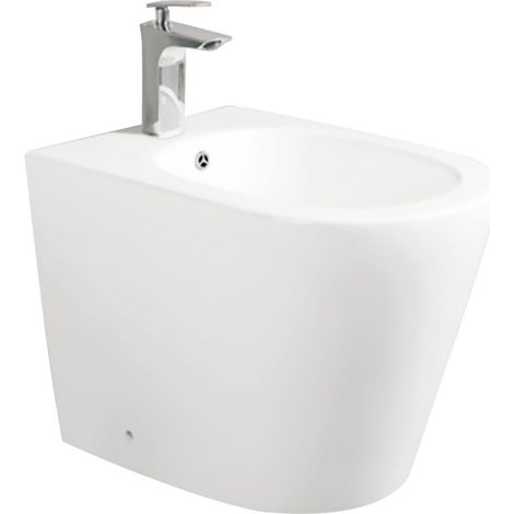Bidet a pavimento bianco opaco YJ-1380FMW (1/2)
