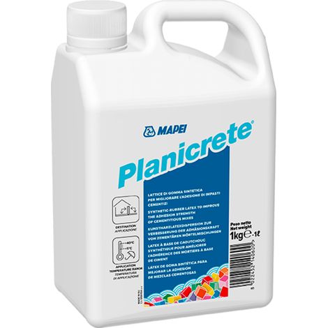 Lattice di gomma sintetica planicrete per massetti e impasti cementizi da 1 kg (1/5)