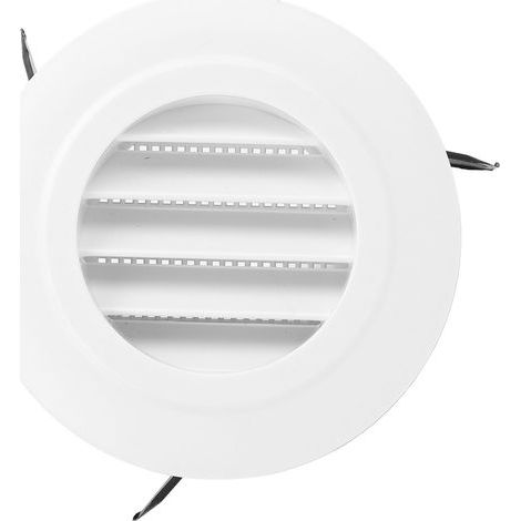 Couvercle de ventilation rond de 75mm, Grille à persiennes inclinée en ABS pour système de Ventilation intérieure (1/5)