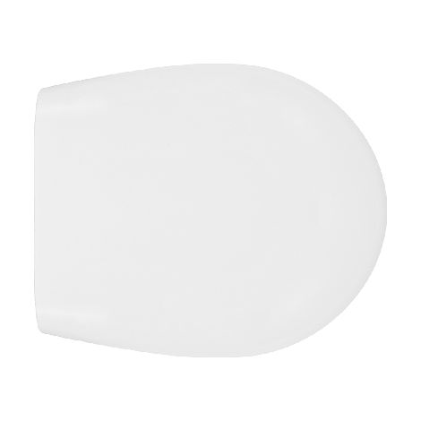 SEDILE WC IN TERMOINDURENTE PER GLOBO BOWL +55 FORMA 6- Bianco - Soft Close- CW- pezzi 1