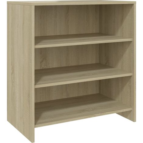 Buffet Commode Armoire Luxueux, pour Salon Chambre Entrée Cuisine, Chêne sonoma 70x40,5x75 cm Aggloméré OIB9962E (1/5)