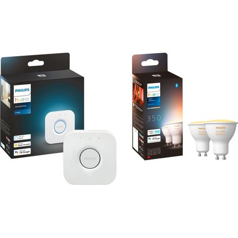 Philips Hue Pack de 2 Bombillas LED GU10 Blanco
