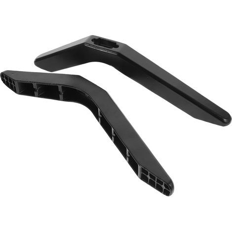 Pied de Télévision de Table Noir Compatible Téléviseurs 40-43 Pouces, Support Robuste en Plastique Moderne pour Salon (1/5)
