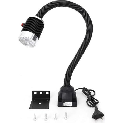 CNC Maschinenlampe LED Drehmaschine Lampe 5W Flexibel Wasserdicht Arm Licht für Handwerk, CNC, Werkbank Behoben Base