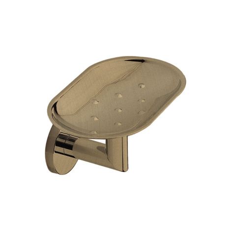 Porte savon mural en laiton medea or rose brosse - CRISTINA ONDYNA SHME09M34P