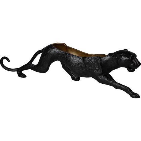 Schwarzer Champagnerkühler aus Aluminium Tiger 130x20x36 cm (1/5)