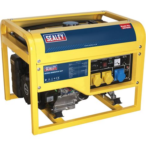 Sealey GG7500 6000W Generator 13hp 4-Stroke Engine 110/230V (1/5)