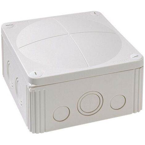 Wiska 10060702 Abzweigkasten (L x B x H) 140 x 140 x 82 mm Lichtgrau (RAL 7035) IP66/IP67 1 St. (1/4)
