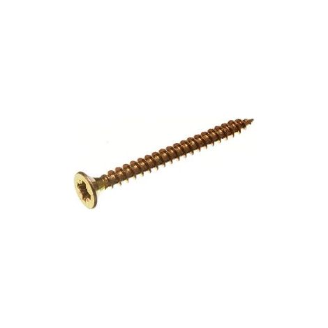 Lot de 1000 vis de fixation YZP en acier zingué jaune 4,0 x 45 (1/2)