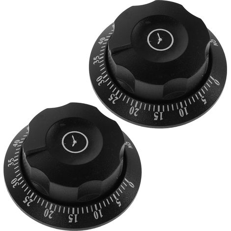 Anneome 2 Pièces Minuteur Cuisine Mécanique Alarme Sonore et Bouton (1/5)