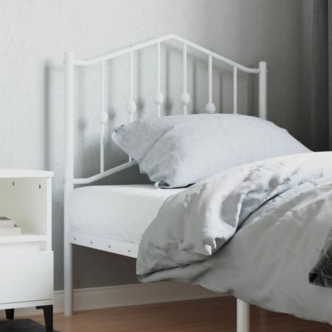 Ersatz-Kopfteil Metall Weiß 80 cm