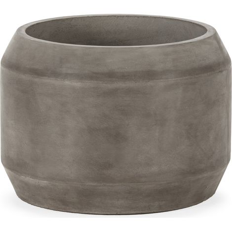 Macetero 56X56X40 Cemento Gris Altracita Oscuro