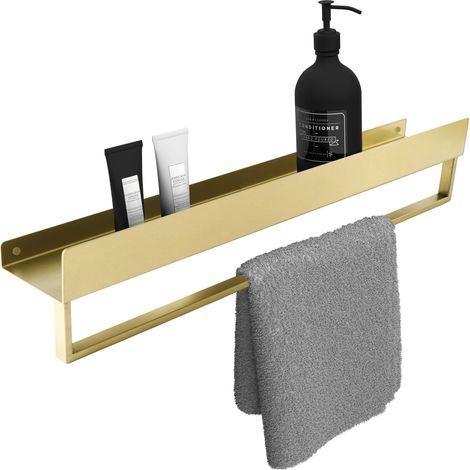 Bathroom Shelf Sf01 60Cm Brushed Gold (1/5)