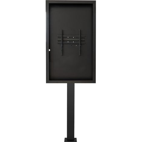 Support vitrine à visser, avec caisson portrait 55'' - Vesa 400x600 max (1/3)