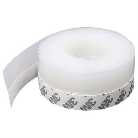 BUNTHAUS Bande d'étanchéité en silicone, portejoints de porte Strip Stripping Stripping pour portes et fenêtres bruit antipoussière Porte Sceau du fond de la porte 6mx35mm transparent (1/4)