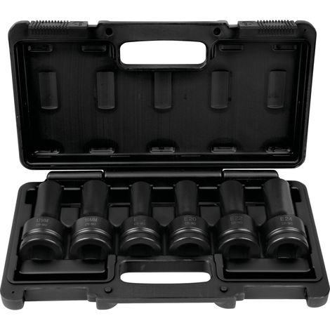 KS Tools 3/4 Kraft-Stecknuss-Satz, 6-tlg. (1/2)