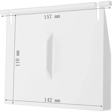 Replacement standard skimmer hatch for standard skimmer, standard skimmer valve, effective filtration for above ground pools and pools (1/5)