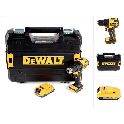 Trapano avvitatore a batteria DeWalt DCD 708 NT 18 V Li-Ion Brushless in confezione TSTAK + 1 batteria da 2,0 Ah - senza caricabatterie