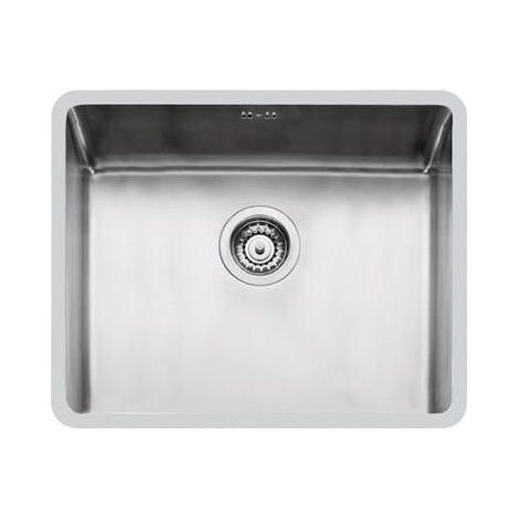 Foster 2155850 KE R15 Lavello Sottotop 1 vasca 50x40 cm acciaio inox AISI 304 colore Spazzolato