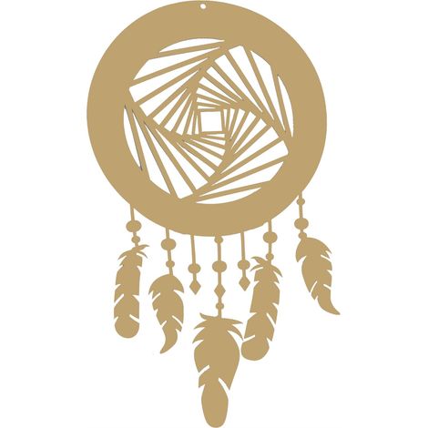 Ciondolo acchiappasogni decorativo traforato, beige, 5 sterline (1/5)