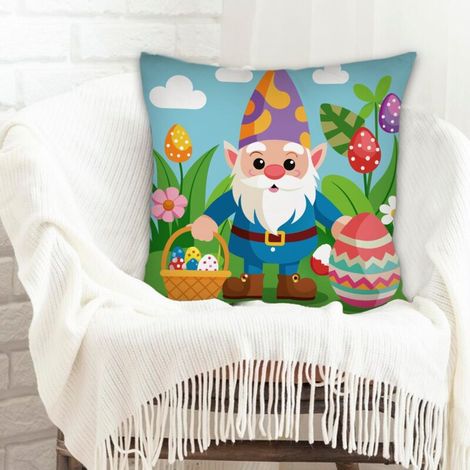 Housses de coussin en polyester résistante facile d'entretien pour canapé lit salon chambre à coucher (1/5)