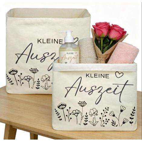 corbeilles à pain réutilisables en coton avec imprimé et motif cœur pour anniversaire, Saint-Valentin, fête des mères, de mariage (beige) (1/5)
