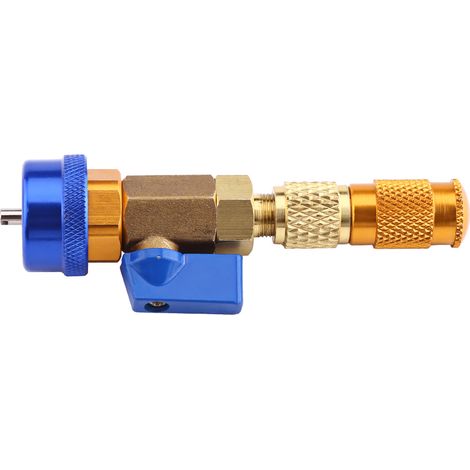 Adaptateur rapide pour noyau de valve de climatisation automobile R134a/CR-206 (bleu basse pression) (1/5)