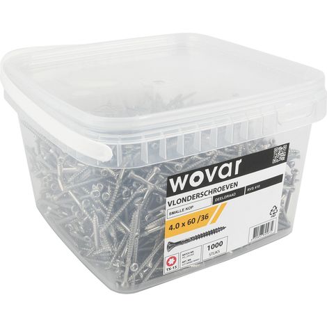 Vorteilseimer Gartenschrauben Edelstahl 410 4,0 x 60 mm Torx 15