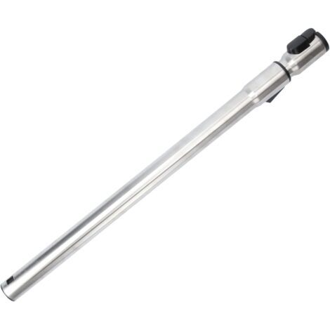 Telescopic tube compatible with all Miele vacuum cleaners (e.g. S2, S4, S5, S6, S8, C1, C2, C3), made of stainless steel, with click function.