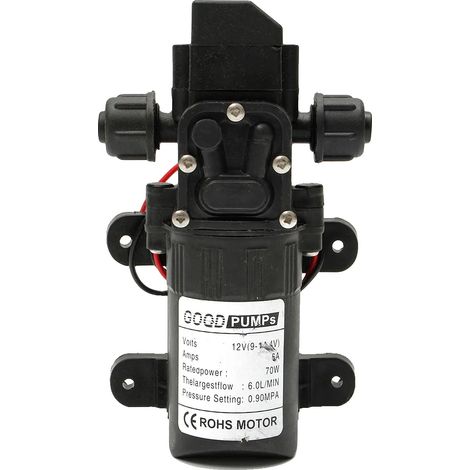 Membranwasserpumpe, 130 PSI, elektrisch betrieben, EU, Gewinde (1/2)
