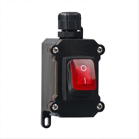 Interrupteur à bascule étanche IP68 220 V pour bateau, intensité 30 A, avec voyant LED et bouton marche/arrêt. (1/5)