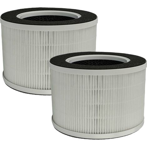vhbw 2x Luftilter kompatibel mit Medion 50065868 Luftreiniger - Kombifilter Vorfilter + HEPA + Aktivkohle