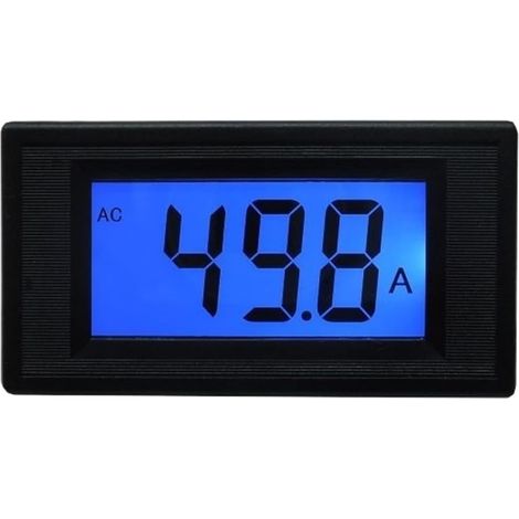 Compteur de courant alternatif 50 A avec capteur, ampèremètre et 75 mV (1/5)