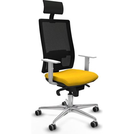 Piqueras y Crespo Horna chaise de bureau noir ergonomique (1/3)