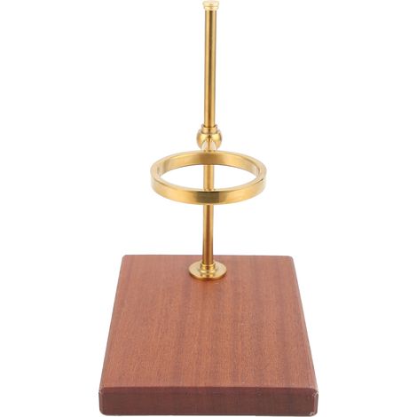 Porte-filtre à café filtre, support à tasse à café avec base en bois, hauteur réglable (1/5)