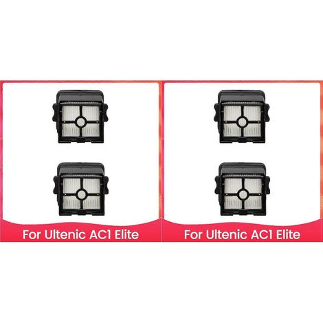 Lot de 4 filtres HEPA de rechange pour aspirateur Ultenic AC1 Elite - Accessoires de nettoyage ménager (1/5)