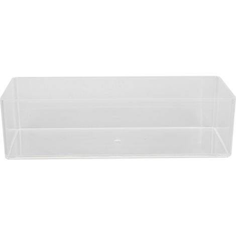 Boîte De Rangement Transparente Pour Outils De Manucure - Design Ouvert À Une Couche - Pour Salle De Bain Et Chambre - 1 Pièce (1/5)