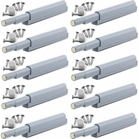 Appuyez pour ouvrir magnétique loquets Fermetures magnétiques push-open ouvre et ferme la porte avec une simple pression (10 pièces) (1/5)