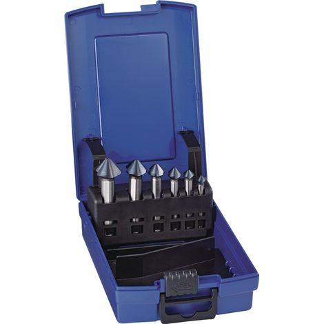 TECWERK Kegelsenkersatz DIN 335C 90Grad 6,3-20,5mm HSS Nano 6-tlg.Ku.-Kass.TECWERK