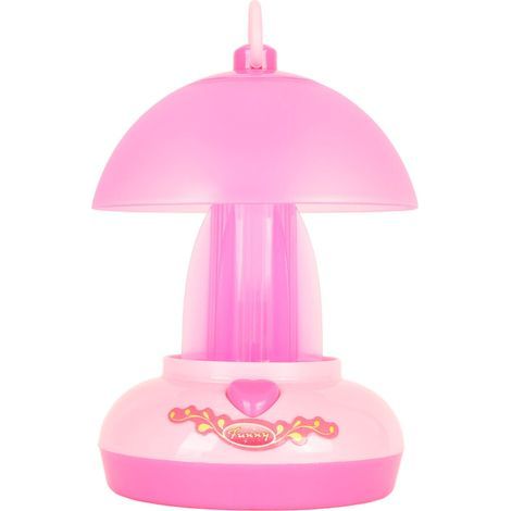 Veilleuse rose pour enfants, lumière douce et chaude, lampe de bureau fonctionnant avec des piles AA (1/5)