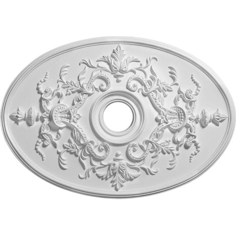 Rosace plafond 54,4 x 78,5 cm R041 - Polyuréthane (1/3)