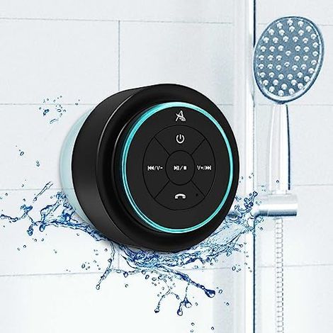 Enceinte Bluetooth Douche Salle De Bain(Améliorée) IPX7 étanch (1/5)