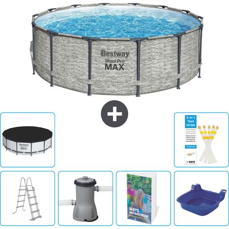 Bestway Piscina Bestway Steel Pro MAX Rotonda - 427x122 cm - 7-pezzi  S662 (1/3)