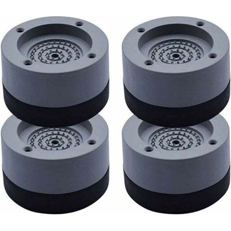 4Pcs Patins Anti Vibration Tampon Anti-vibration Lave Linge Universel Pieds Stabilisateur Piédestal pour Lave-Linge Réfrigérateur (1/5)