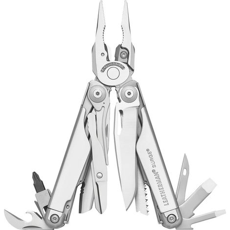 Leatherman Surge alicate multifunción plateado robusto