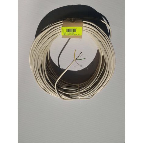Elettroservice 50 metri cavo allarme schermato 4 conduttori da 0,22 mm fa-04/b50