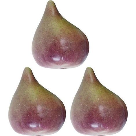 Set mit 3 künstlichen Schaumstofffrüchten, Fruchtfiguren, dekorative künstliche Fruchtstatuen – 6,00 x 5,50 x 5,50 cm (1/4)