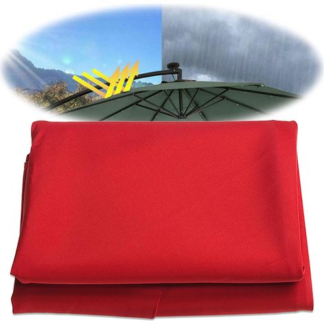 Toldo (300 cm) de tela de 6 varillas para sombrilla de jardín/patio/piscina/terraza. Funda de repuesto para sombrilla. (1/5)