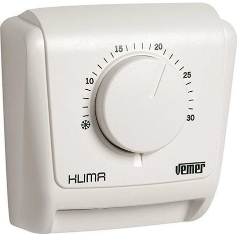 Vemer termostato meccanico da parete ambiente klima 2 ve018800